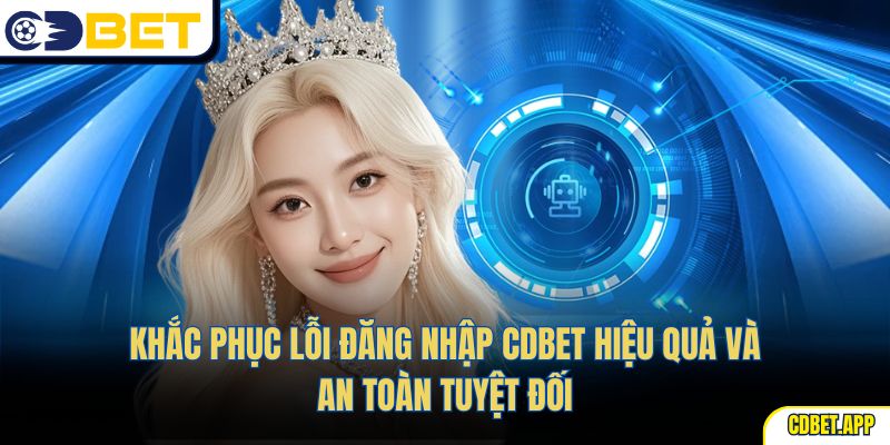 Khắc phục lỗi đăng nhập CDBet hiệu quả và an toàn tuyệt đối
